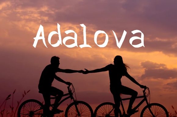 Adalova: A Handwritten Font for Modern Web Design