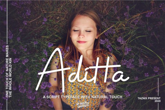 Aditta: A Handwritten Font That Elevates Editorial Design