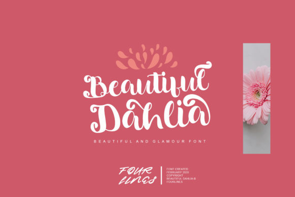 Beautiful Dahlia: A Font That Elevates Your Brand