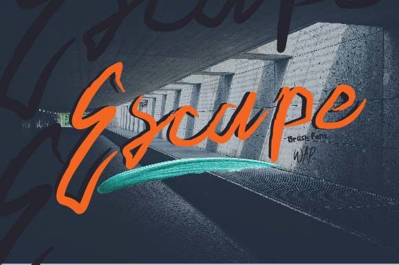 Escape: A Handwritten Font for Digital Branding and Web Design