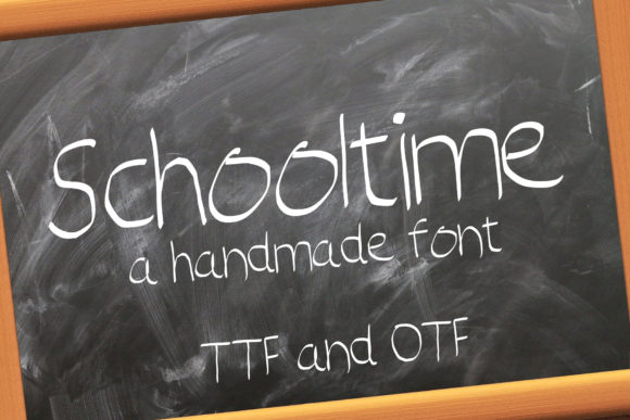 Font for Crafters: Schooltime Adds Charm to Every Project