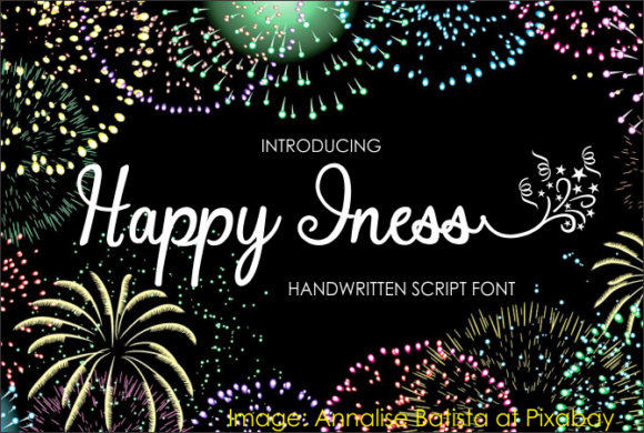 Happy Iness Font for Handmade and Commercial Projects