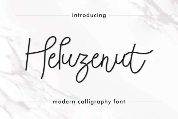 Heluzenut: A Handwritten Font for Modern Web Design