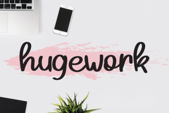 Hugework: A Font That Adds Heart to Your Brand