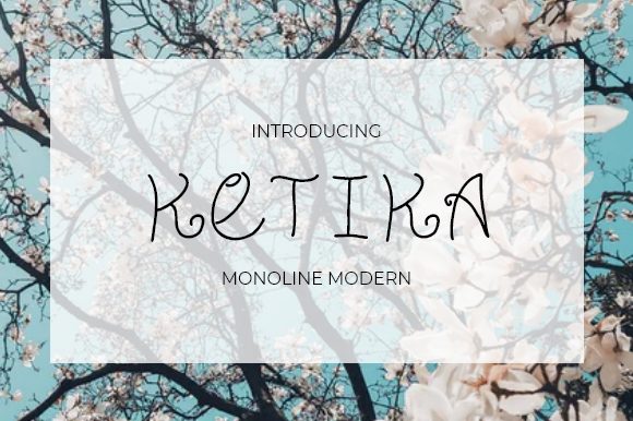 Ketika: A Handwritten Font for Modern Web Design