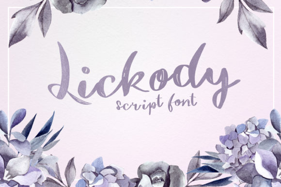 Lickody: A Handwritten Font for Creative Crafters