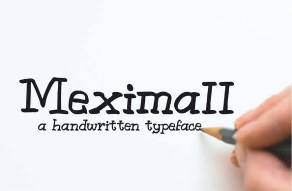 Meximall: A Handwritten Font for Editorial Design