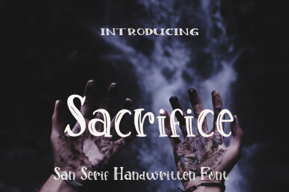 Sacrifice Script Font for Editorial Design