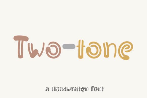 Two-tone: The Handwritten Font That Elevates Your Brand