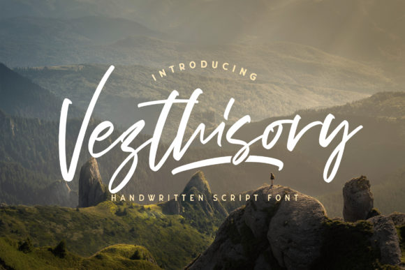 Vezthisory: A Modern Handwritten Font for Web Design
