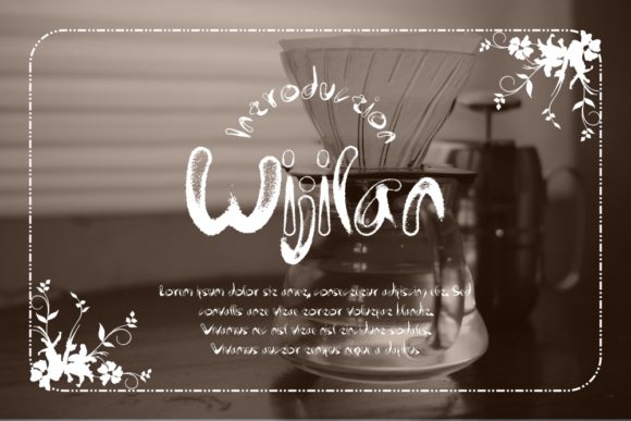 Wijilan: A Handwritten Font for Modern Web Design