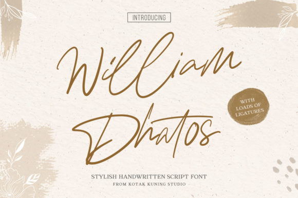 William Dhatos Font Review for Brand Design